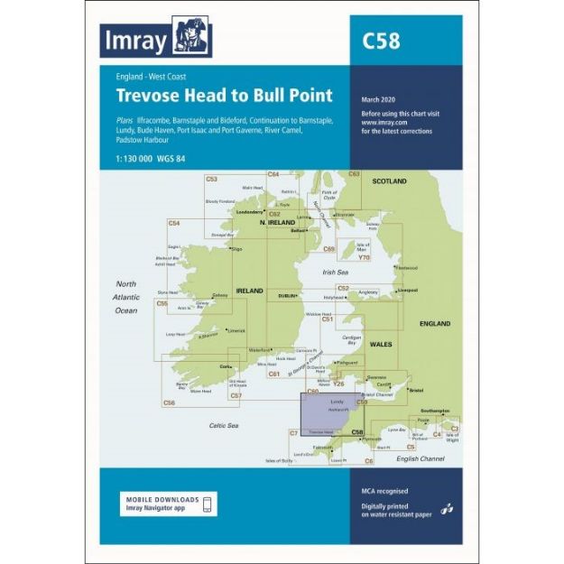 Imray C 58 - Trevose Head/Bull Point